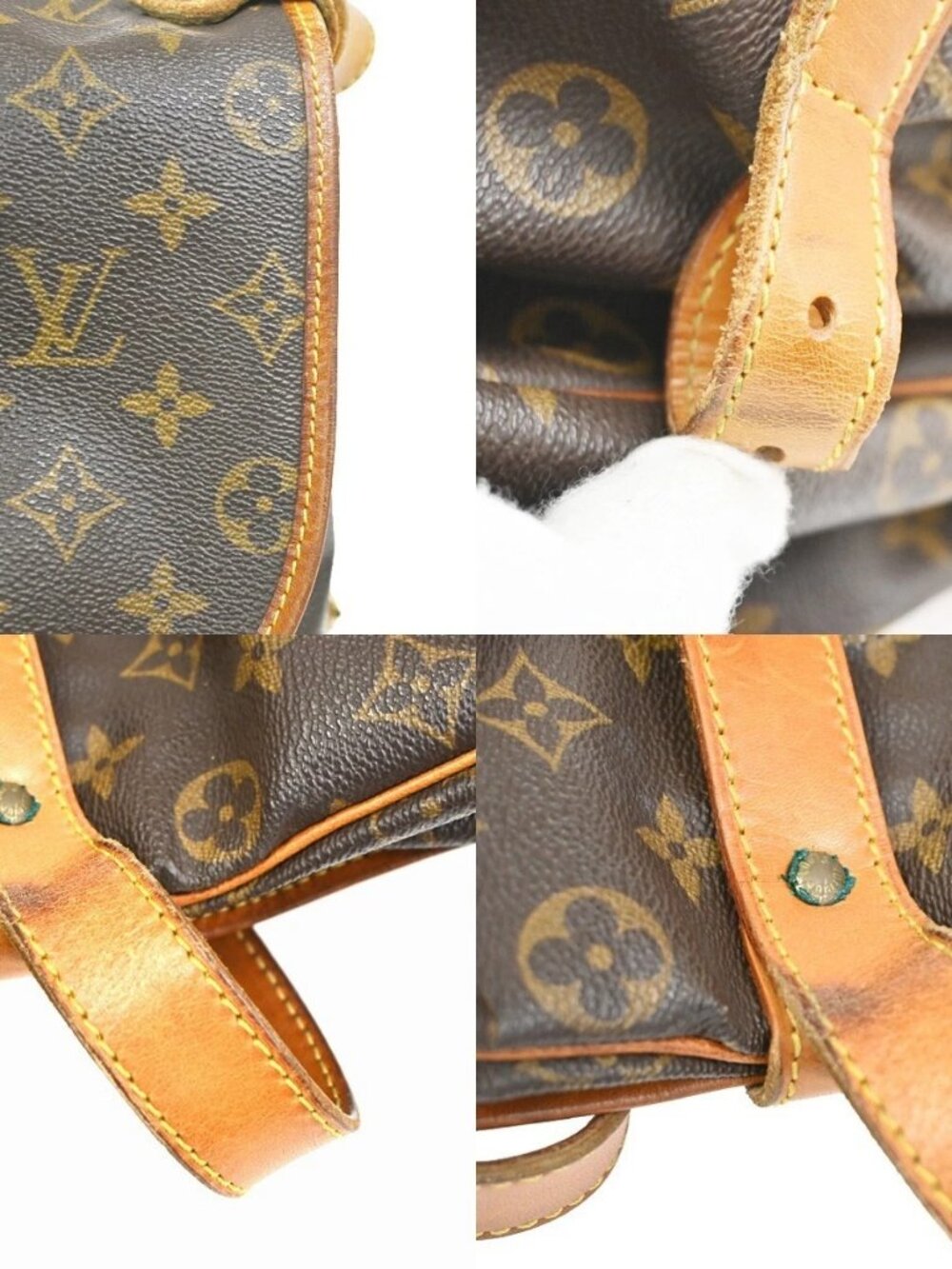 LOUIS VUITTON Saumur 35 Shoulder Bag Monogram Leather BN France M42254 88CA793 - Picture 10 of 16